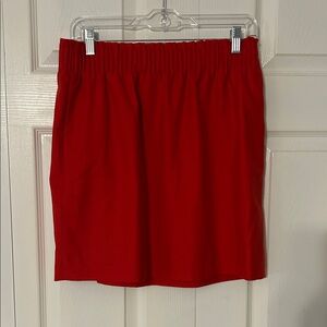 J. Crew Red Skirt size 8